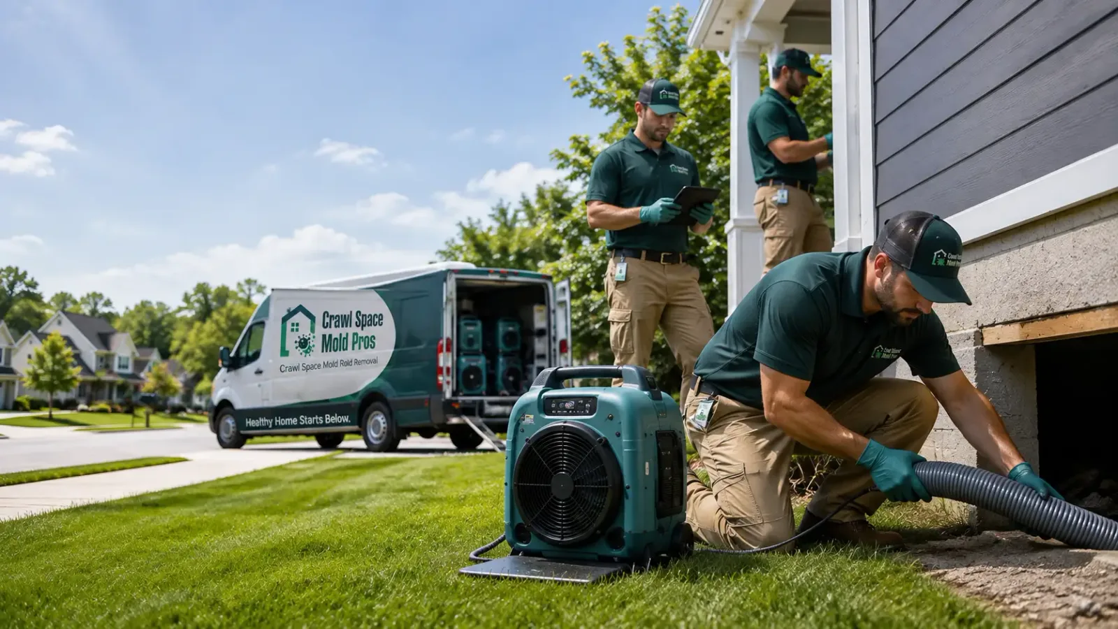 Crawl Space Mold Removal in Epsom, NH